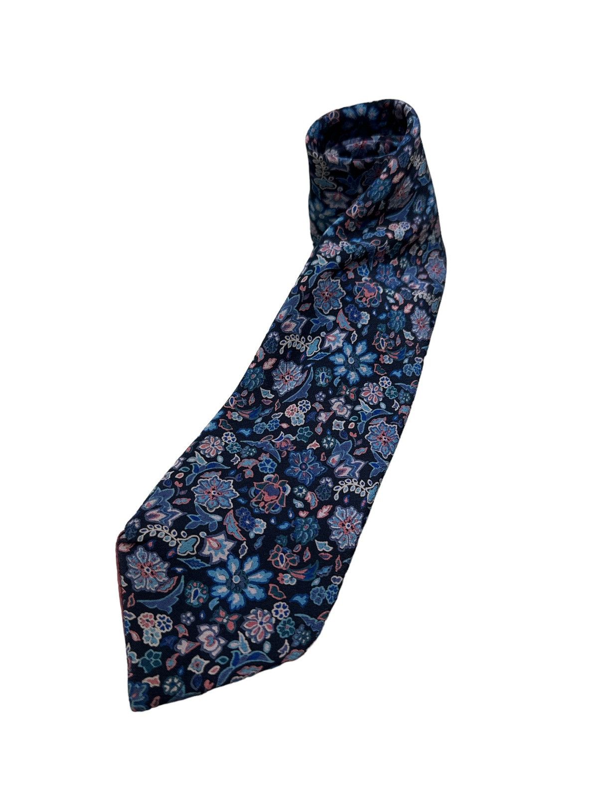 Christian Dior Monsieur FLORAL PATTERN PRINT SILK NECK TIE Size ONE SIZE - 1 Thumbnail