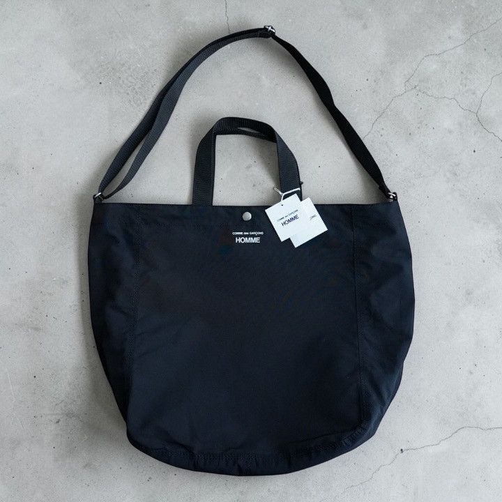 Comme des Garcons Homme NWT 26SS COMME des GARCONS HOMME Cotton Nylon Tote Bag Black Size ONE SIZE - 1 Thumbnail
