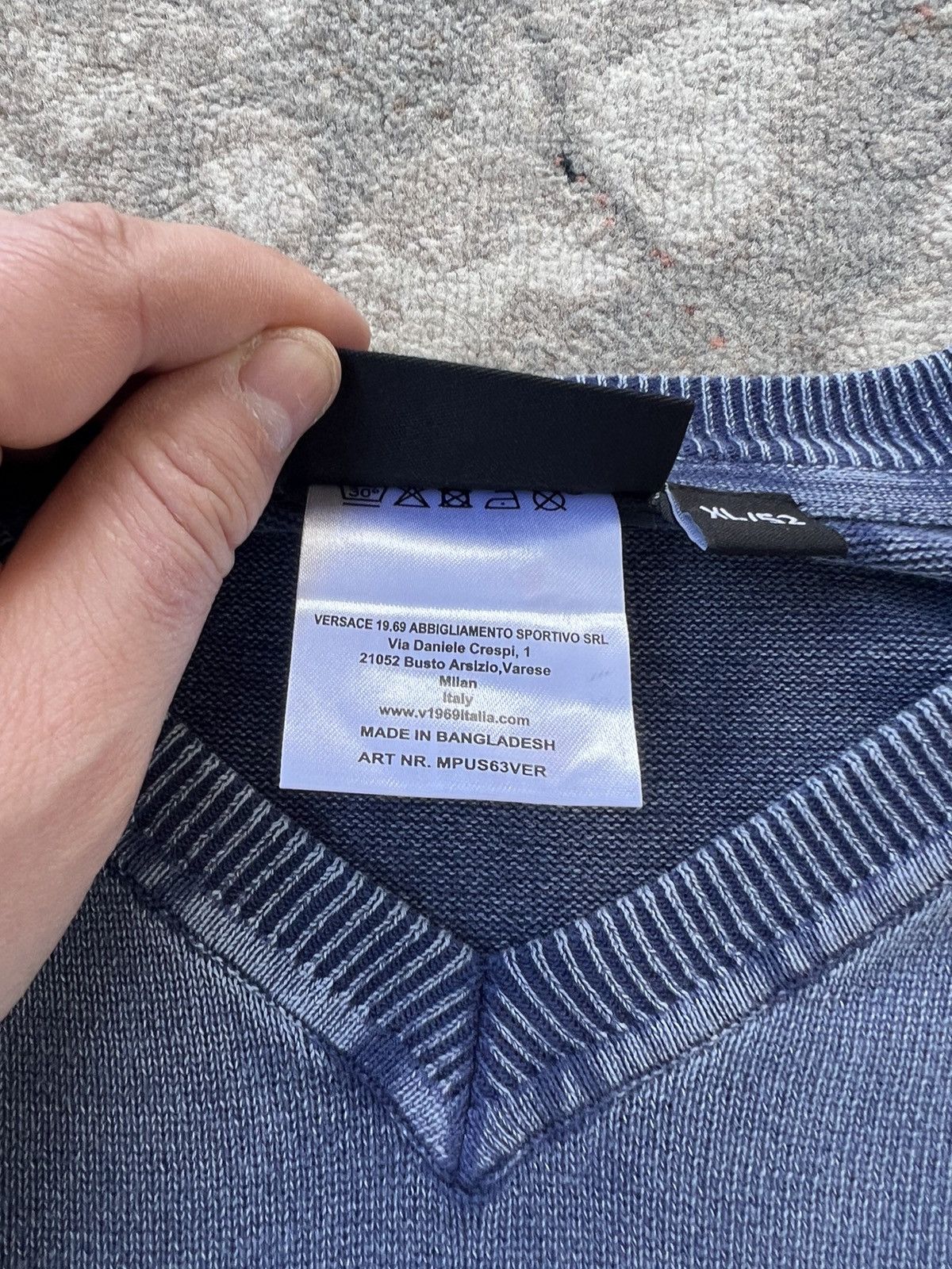 Versace 19V69 Versace Long Sleeve Size US XL / EU 56 / 4 - 4 Thumbnail