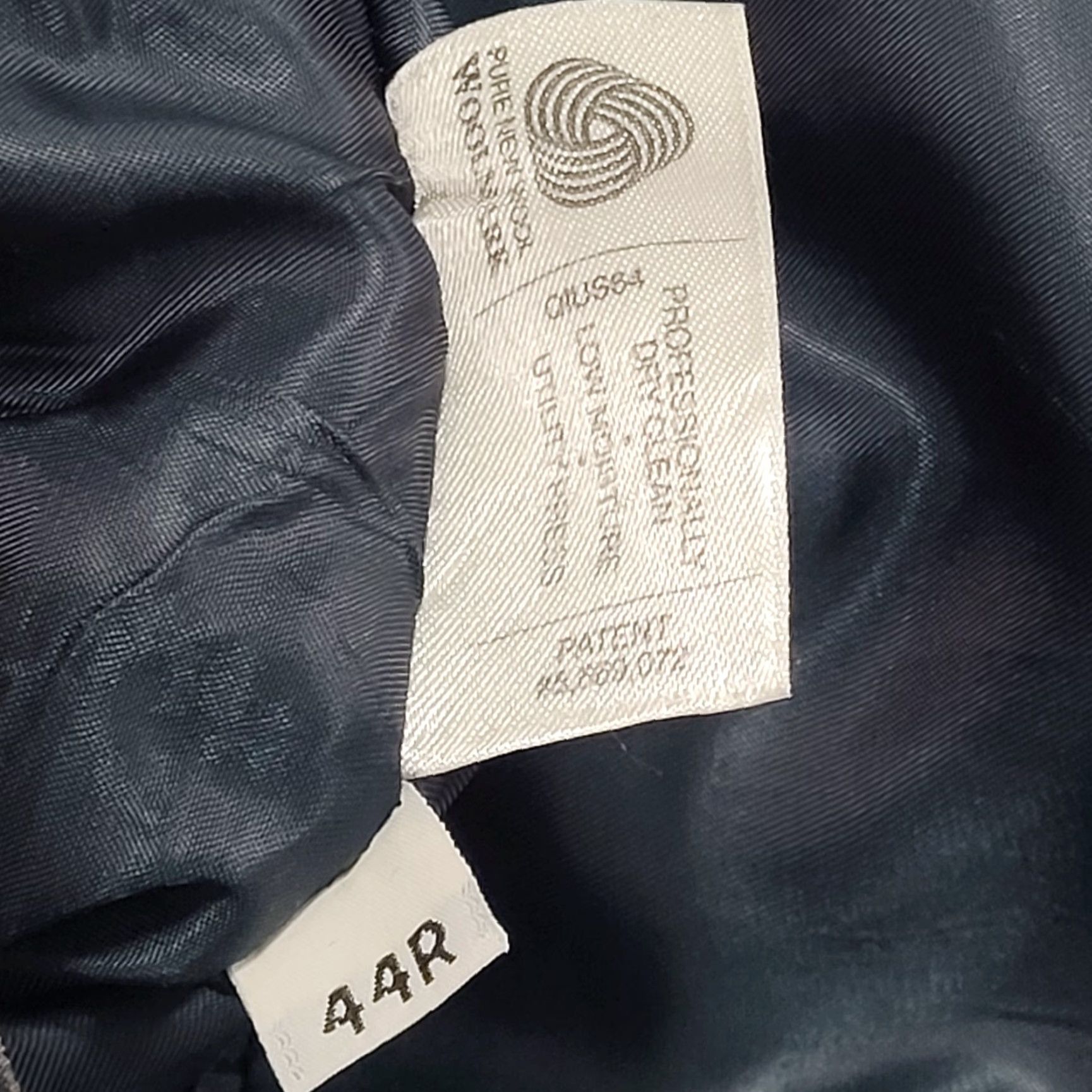 Cremieux Daniel Cremieux Navy Check 100% Wool Suit Full Set Jacket 44R Pants 37x29 USA Size 44R - 4 Thumbnail