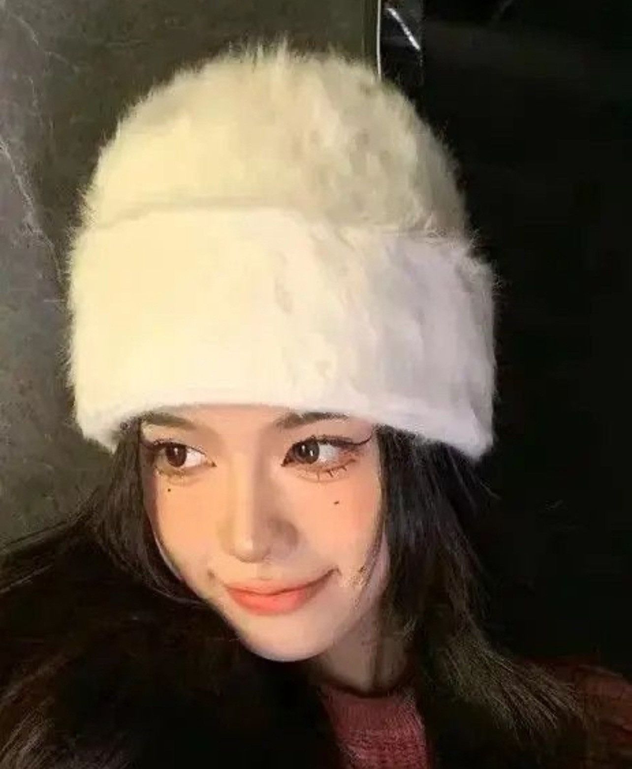 Japanese Brand × Other Rabbit White Fur Beanie Hat Size ONE SIZE - 3 Thumbnail