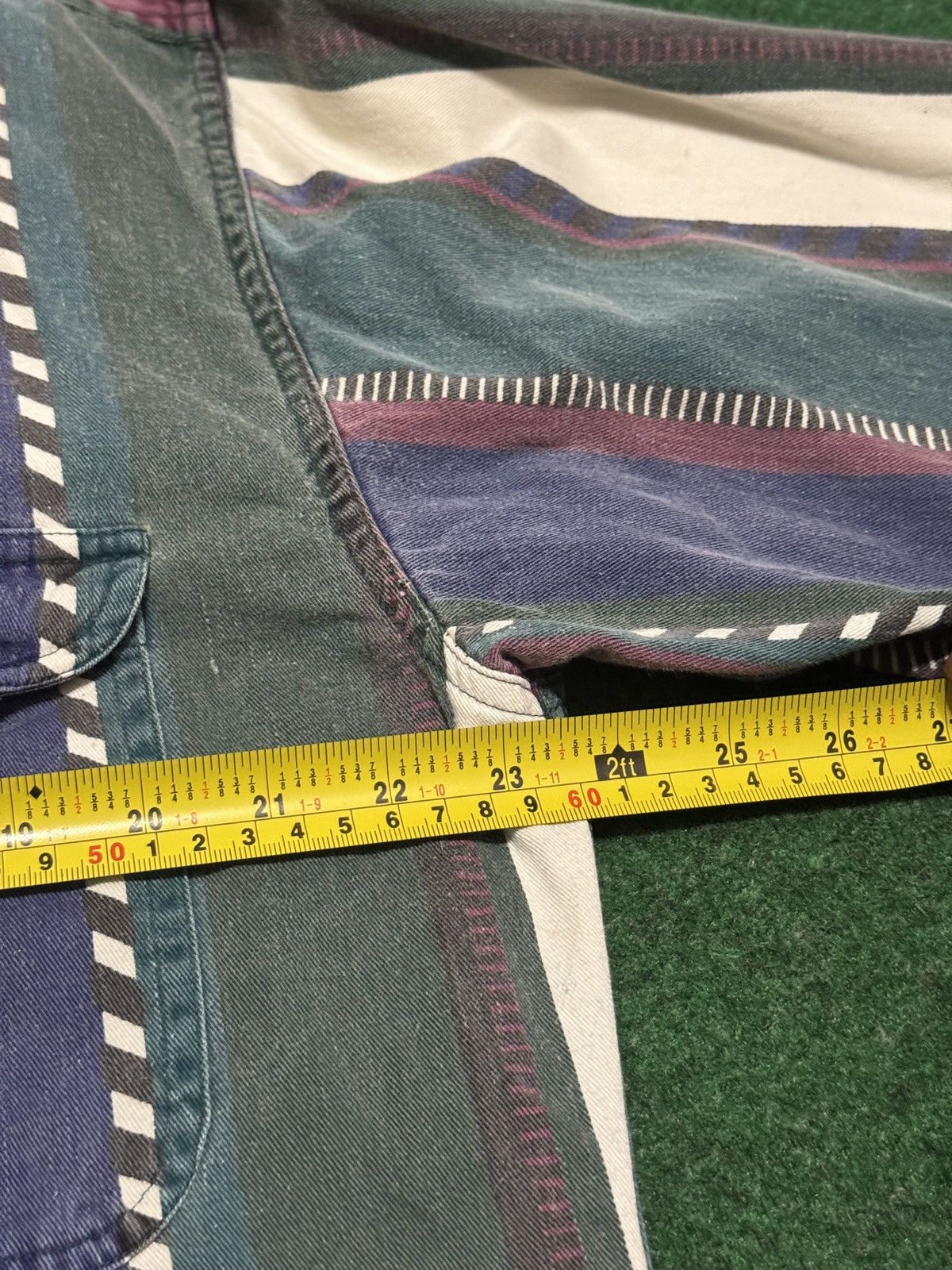 Vintage Wester Vintage Button Up Vertical Stripe L/XL 23x32 Shirt Size US XL / EU 56 / 4 - 5 Thumbnail