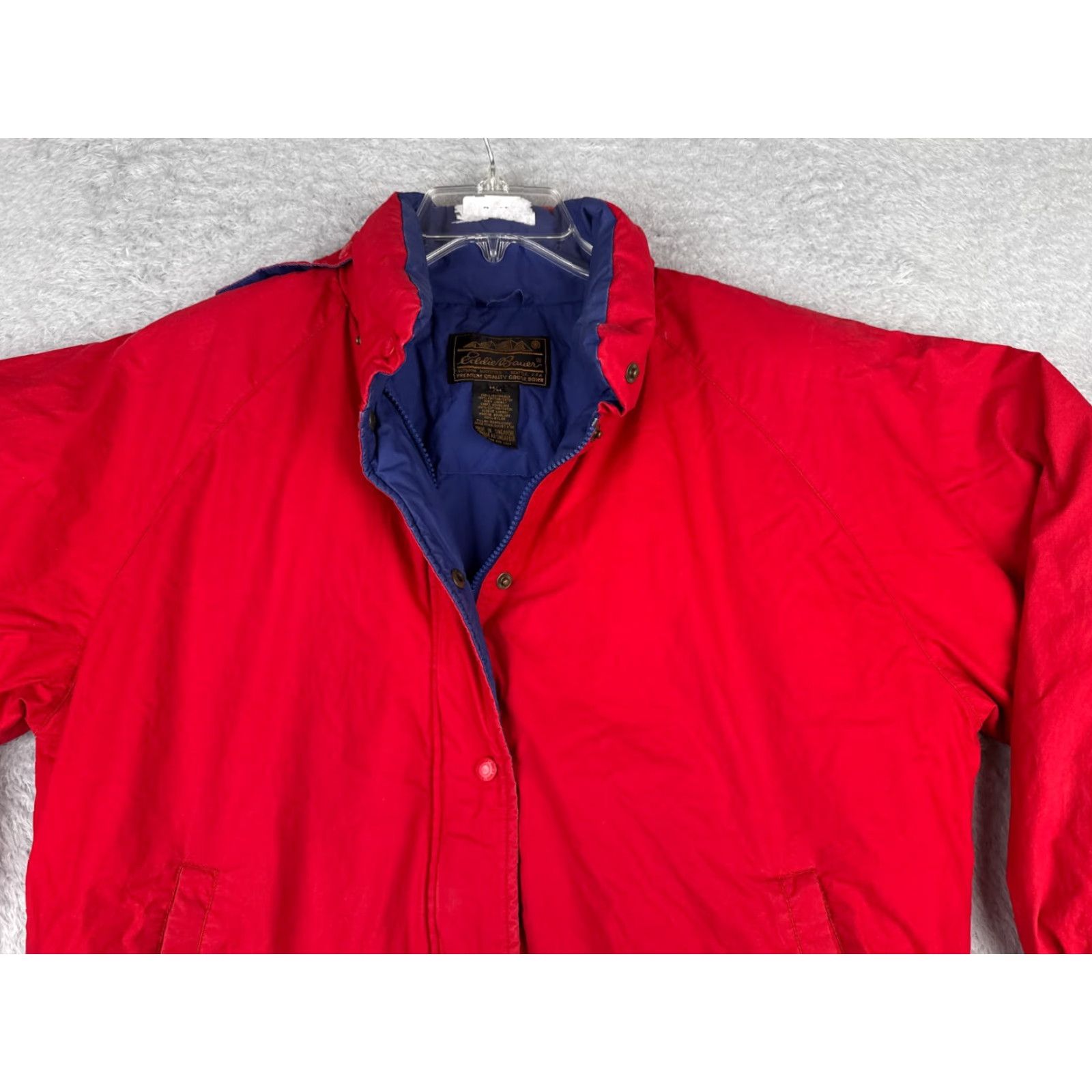 Eddie Bauer VINTAGE Eddie Bauer Jacket Men Medium Red Goose Down Insualtion Cotton Shell Zip Size US M / EU 48-50 / 2 - 4 Thumbnail