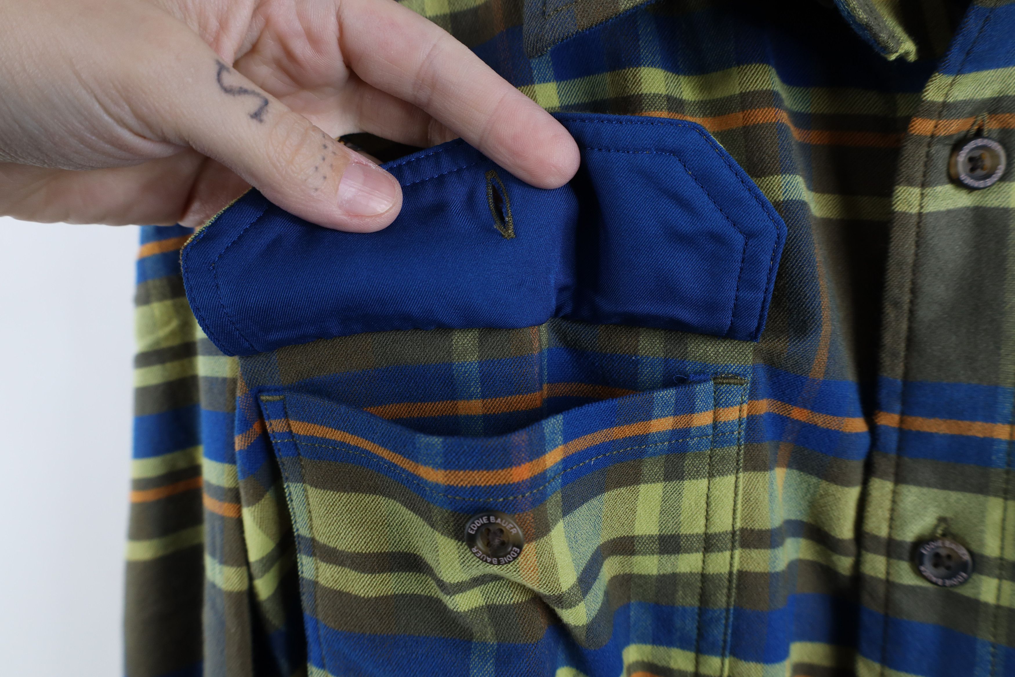 Eddie Bauer New Eddie Bauer Fit Flannel Collared Button Shirt Plaid Size US XL / EU 56 / 4 - 6 Thumbnail