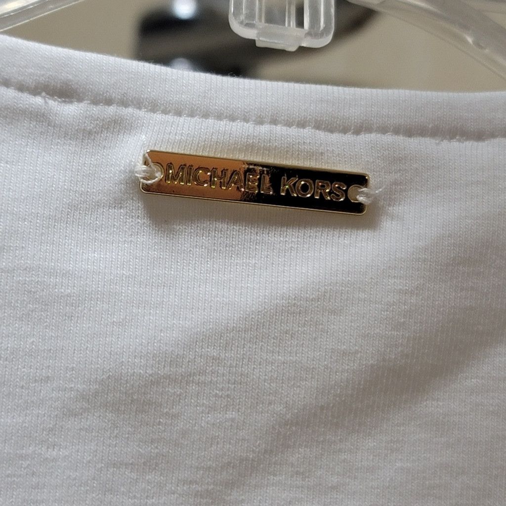 Michael Kors NWT Michael By Michael Kors Flutter Sleeve Top Size S / US 4 / IT 40 - 9 Thumbnail