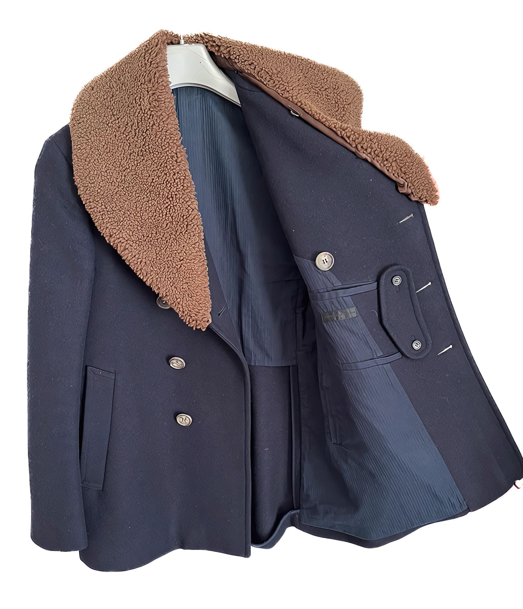 Alexander McQueen SHEEP FUR SHEARLING PEACOAT Size US M / EU 48-50 / 2 - 2 Thumbnail
