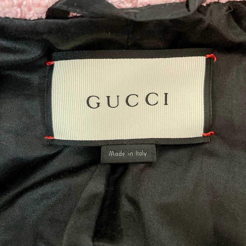 Gucci Gucci Pink tweed wool collar jacket 2504-Nextarrow Size XS / US 0-2 / IT 36-38 - 7 Thumbnail