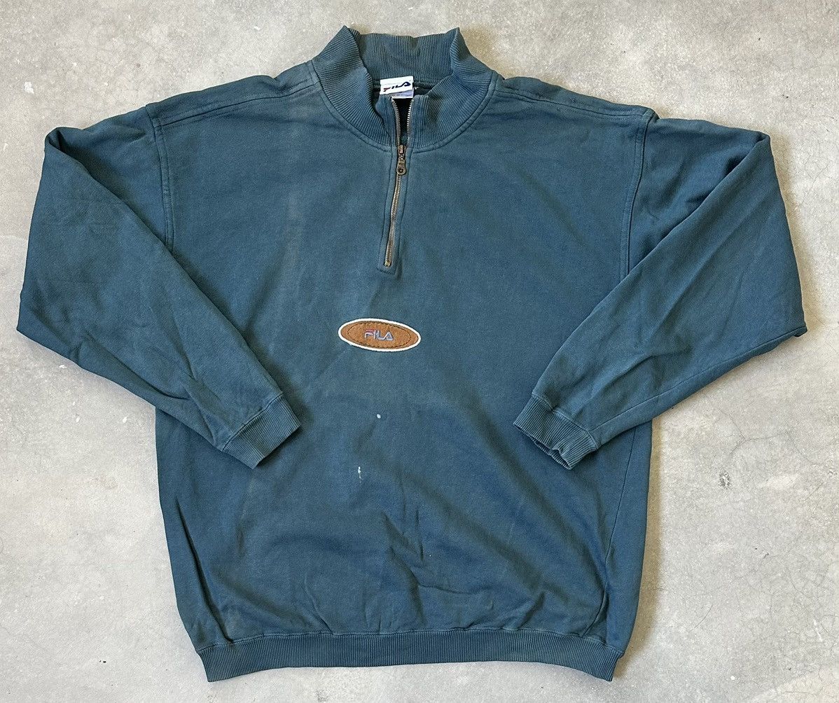 Fila VINTAGE FILA MIDZIPPER SWEATER Size US XL / EU 56 / 4 - 1 Thumbnail