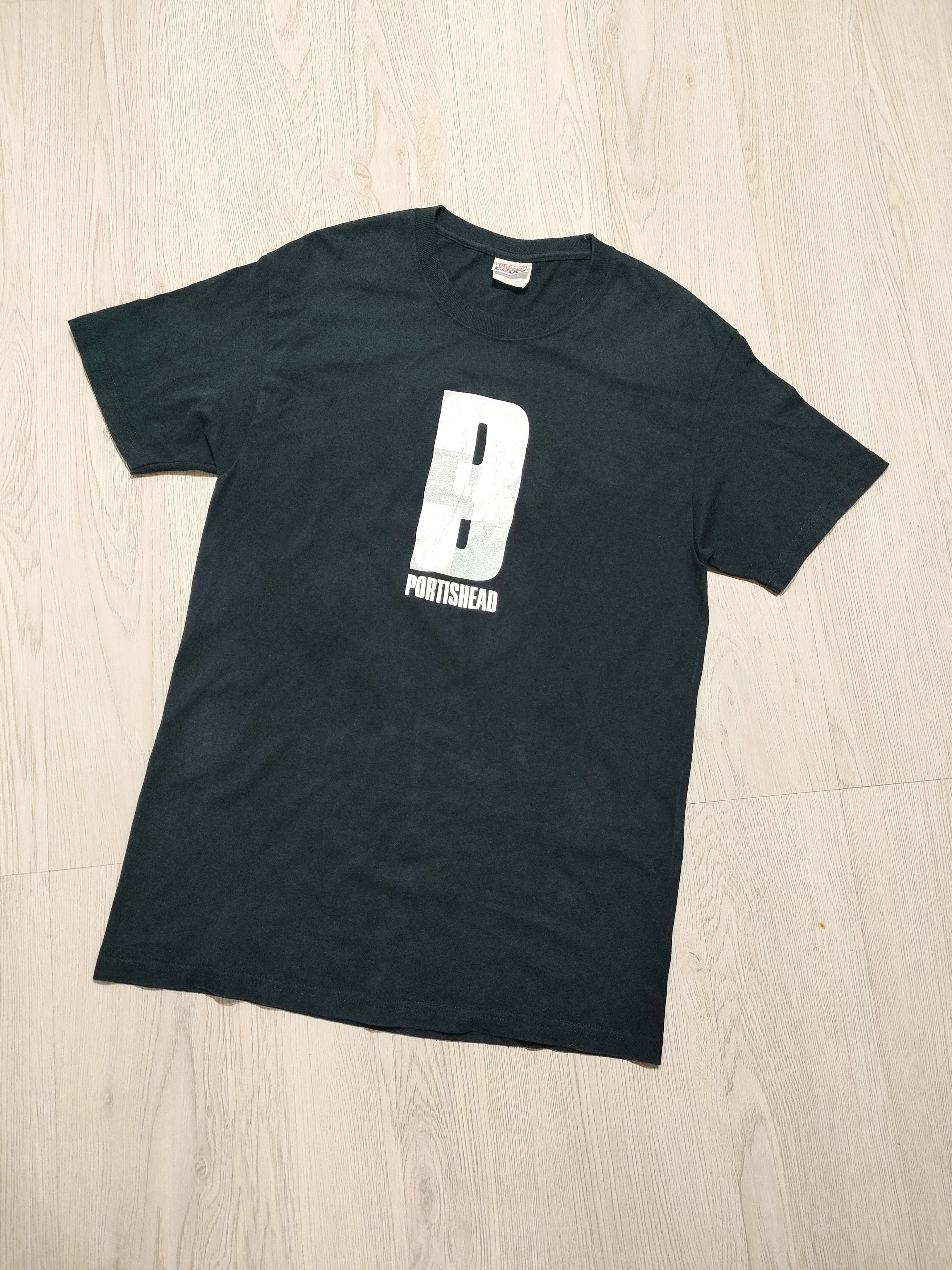 Band Tees 00s PORTISHEAD - THIRD Vintage T-Shirt (dark navy) Size US L / EU 52-54 / 3 - 2 Thumbnail