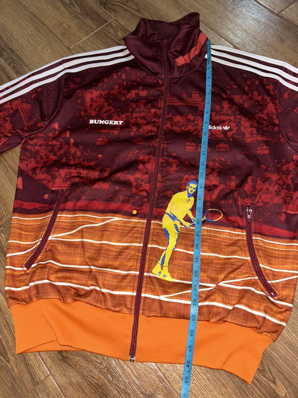 Adidas Adidas Bungert Tennis Jacket Tracktop Size US XL / EU 56 / 4 - 13 Thumbnail
