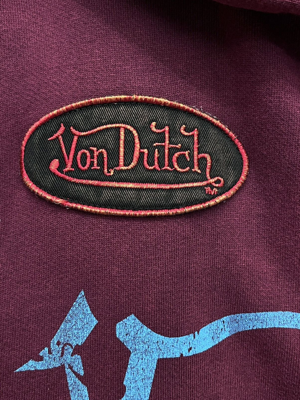 Von Dutch FYE🔥Vtg 90’s VON DUTCH Iconic Flying Eyeball Zipper Hoodie Size US M / EU 48-50 / 2 - 5 Thumbnail