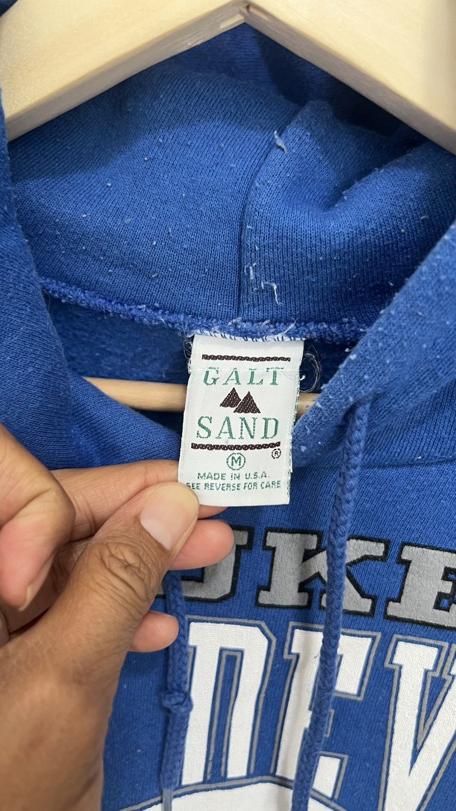 Vintage Vintage Duke Blue Devils NBA Hoodie Size US M / EU 48-50 / 2 - 6 Thumbnail