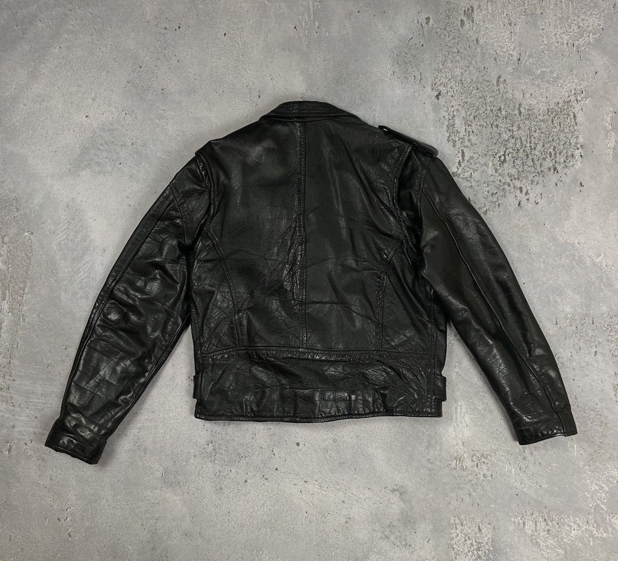 Vintage Nice leather jacket vintage 00s motorcycle jacket Size US L / EU 52-54 / 3 - 6 Thumbnail