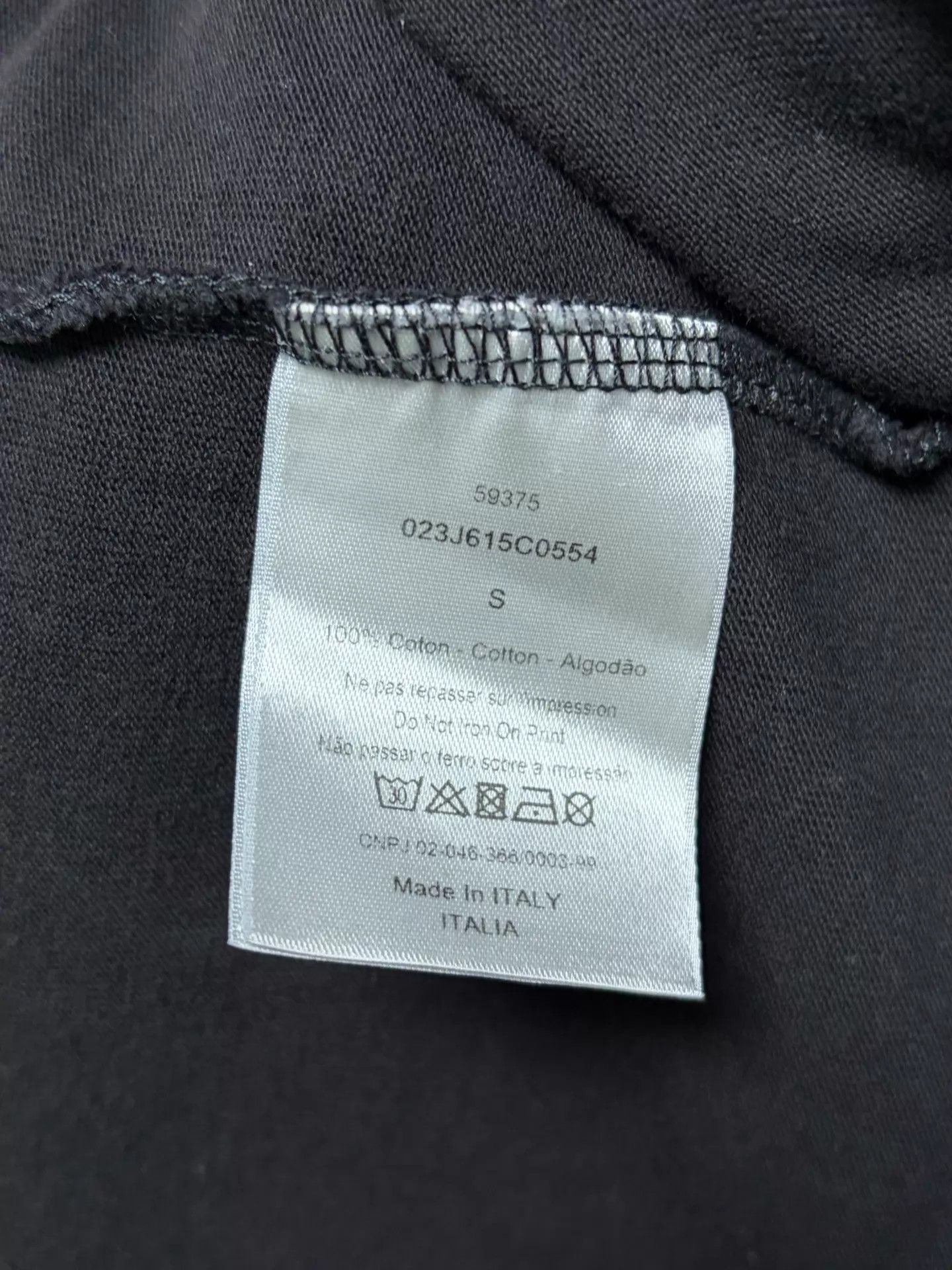 Dior Dior black short-sleeve T-shirt S Size S / US 4 / IT 40 - 4 Thumbnail