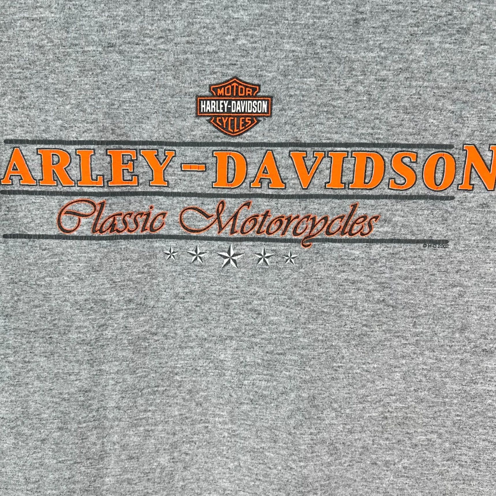 Harley Davidson Vintage Harley-Davidson T-Shirt Men XL Gray Motorcycle Graphic 2002 Retro Short Sleeve Size US XL / EU 56 / 4 - 2 Thumbnail