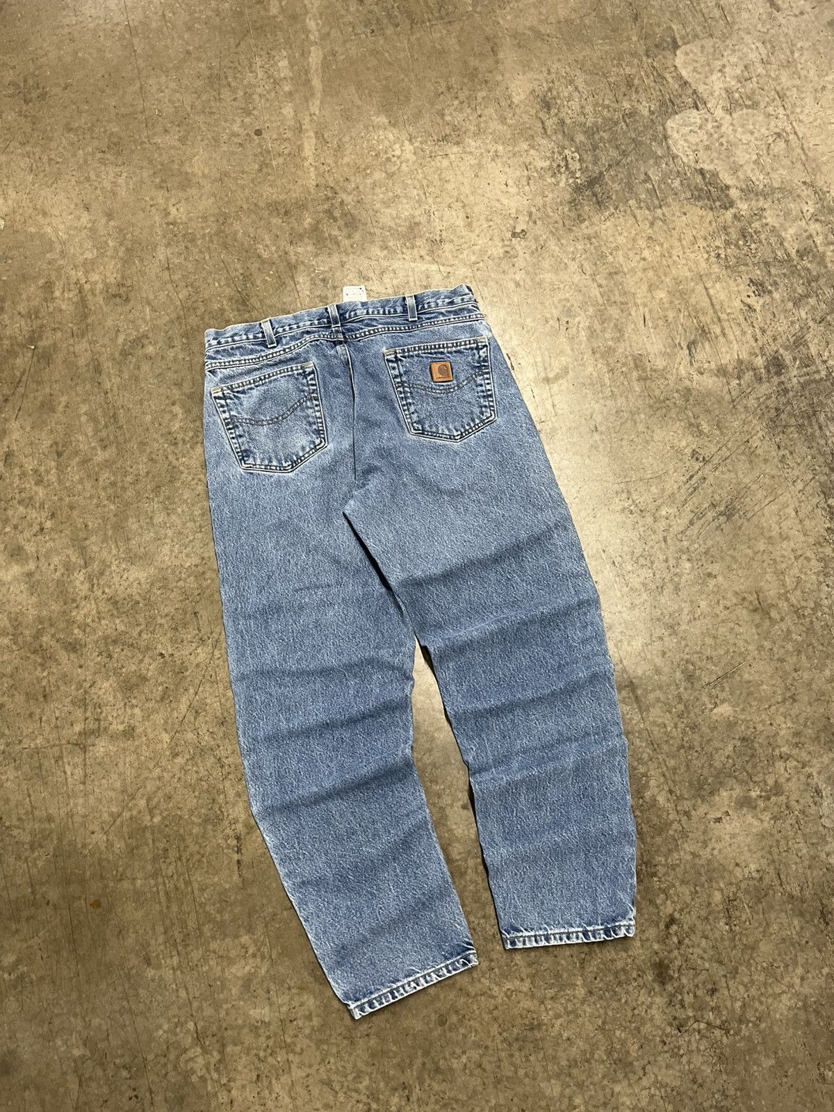 Carhartt × Vintage Carhartt vintage baggy fit denim pants skater hype rare Size US 36 / EU 52 - 1 Thumbnail