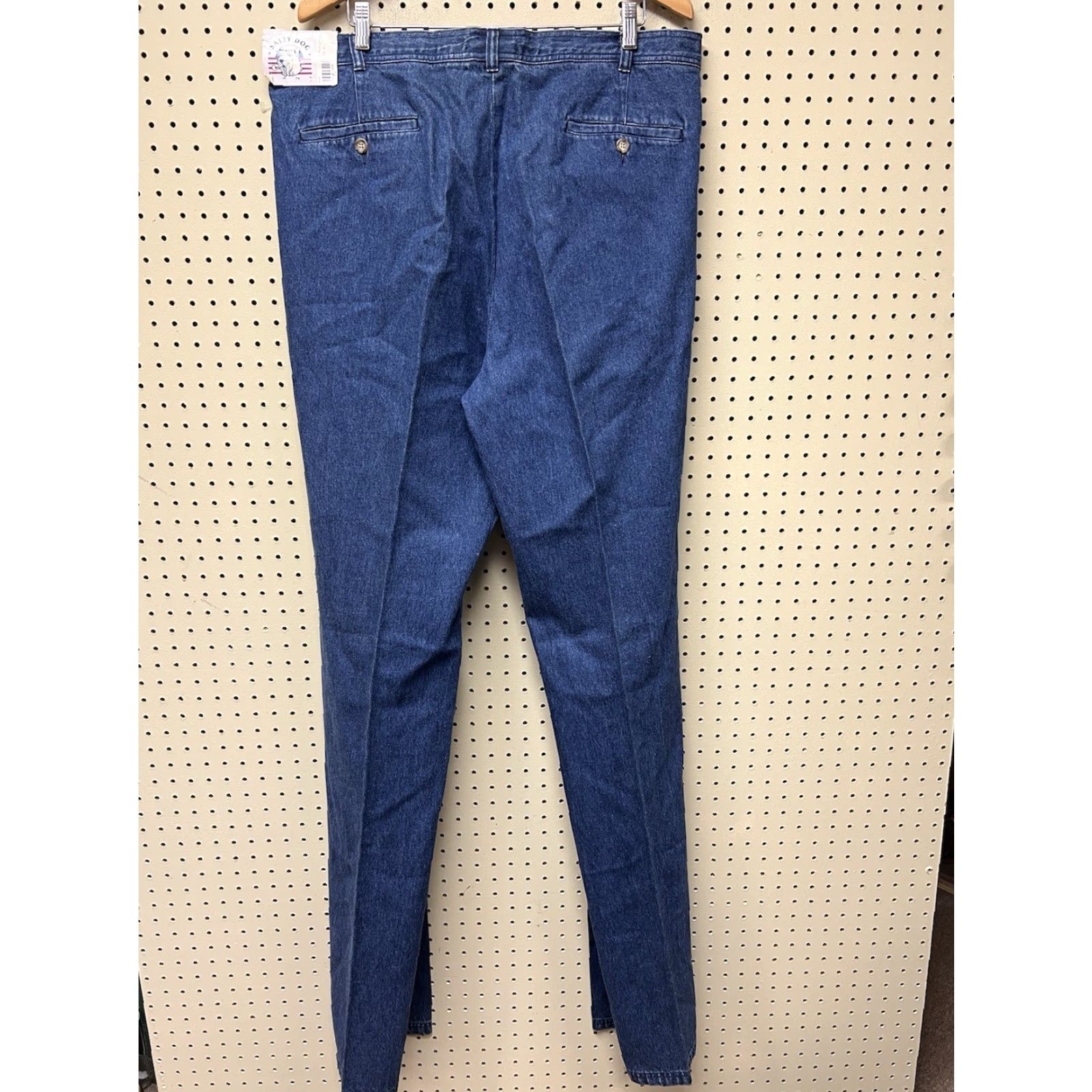 Gant VINTAGE Salty Dog Pants Chino Pleated Blue Denim 40x42 Adult Regular Tapered None Mens Size US 40 / EU 56 - 4 Thumbnail