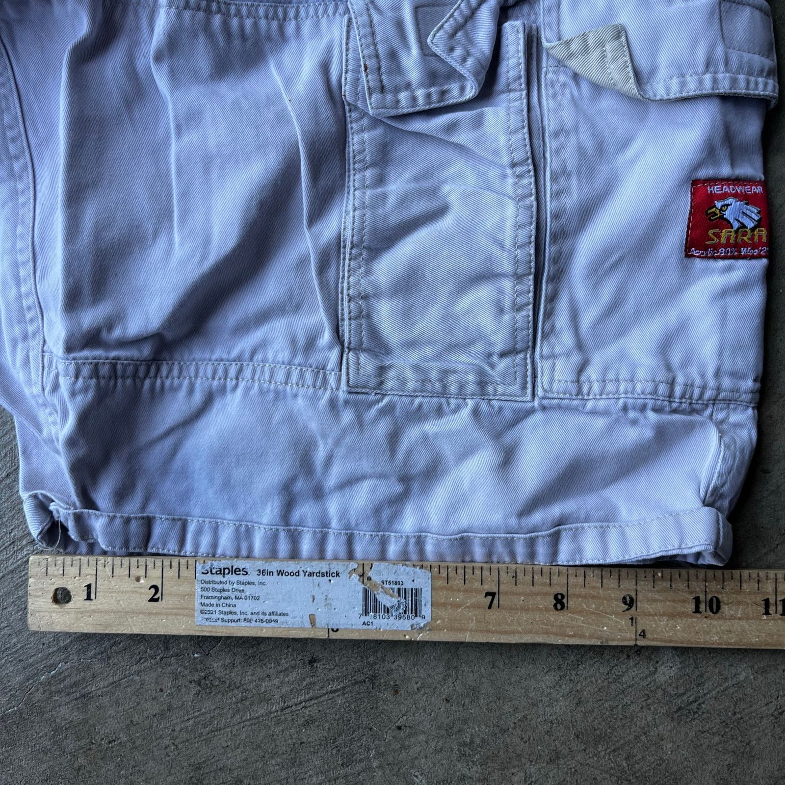 Vintage VINTAGE CARGO SHORTS EMBROIDERED Y2K 00S BEIGE KHAKI FIT 30 Size US 30 / EU 46 - 6 Thumbnail
