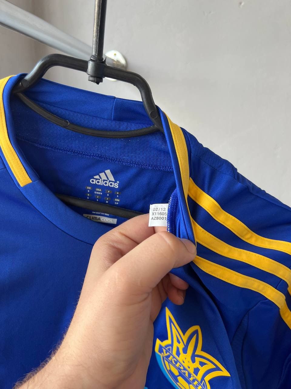Adidas 2012/13 UKRAINE #10 KONOPLYANKA AWAY SOCCER FOOTBALL JERSEY Size US S / EU 44-46 / 1 - 10 Thumbnail