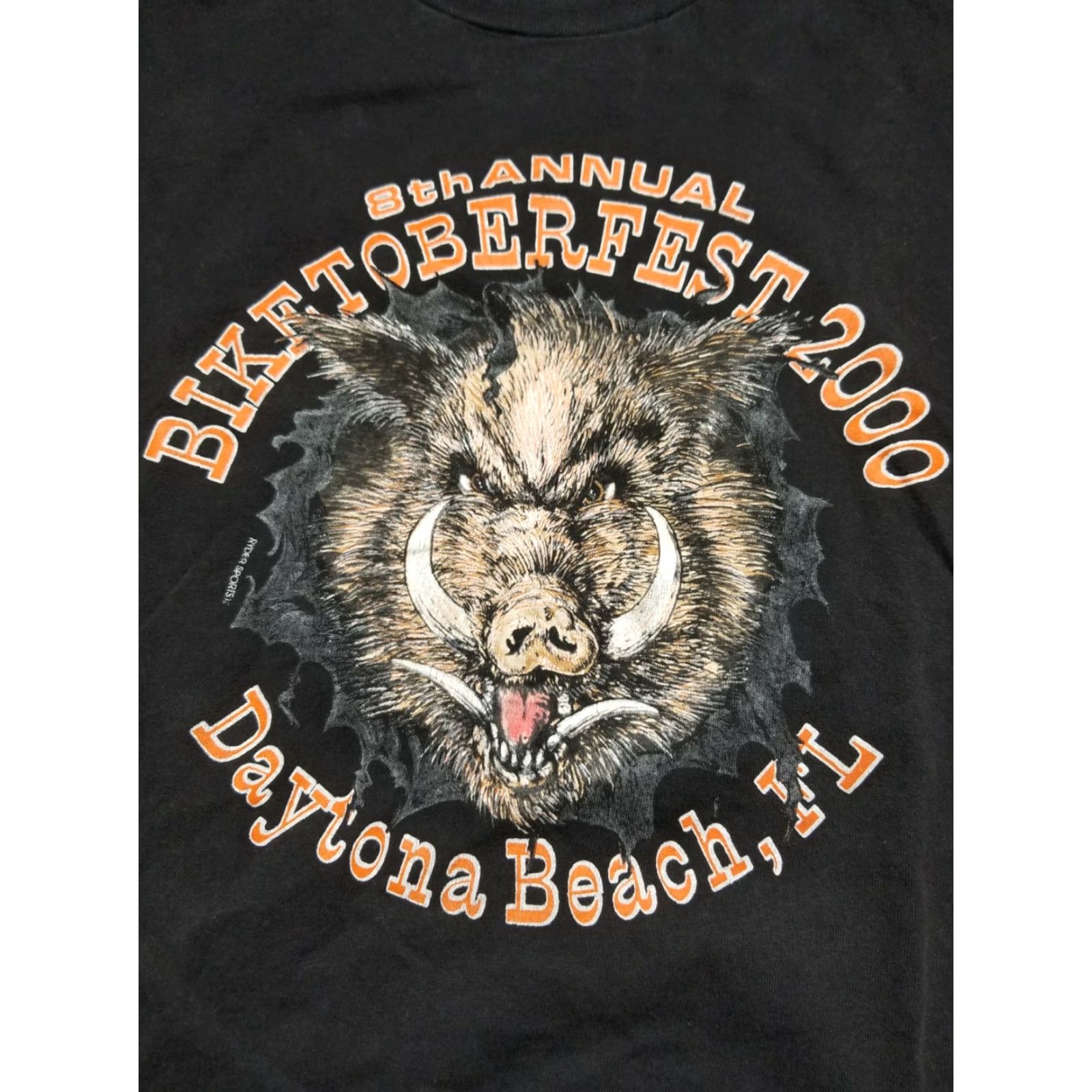 Vintage VINTAGE RARE BIKETOBERFEST 2000 MEN'S XL Day tona Beach Biker Hog T-Shirt Size US XL / EU 56 / 4 - 4 Thumbnail