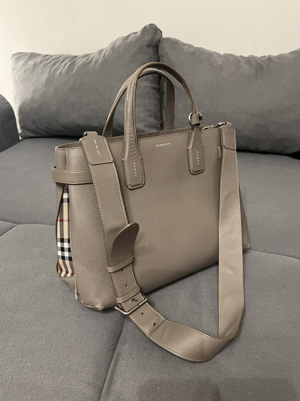 Burberry burberry banner leather bag Size ONE SIZE - 2 Thumbnail