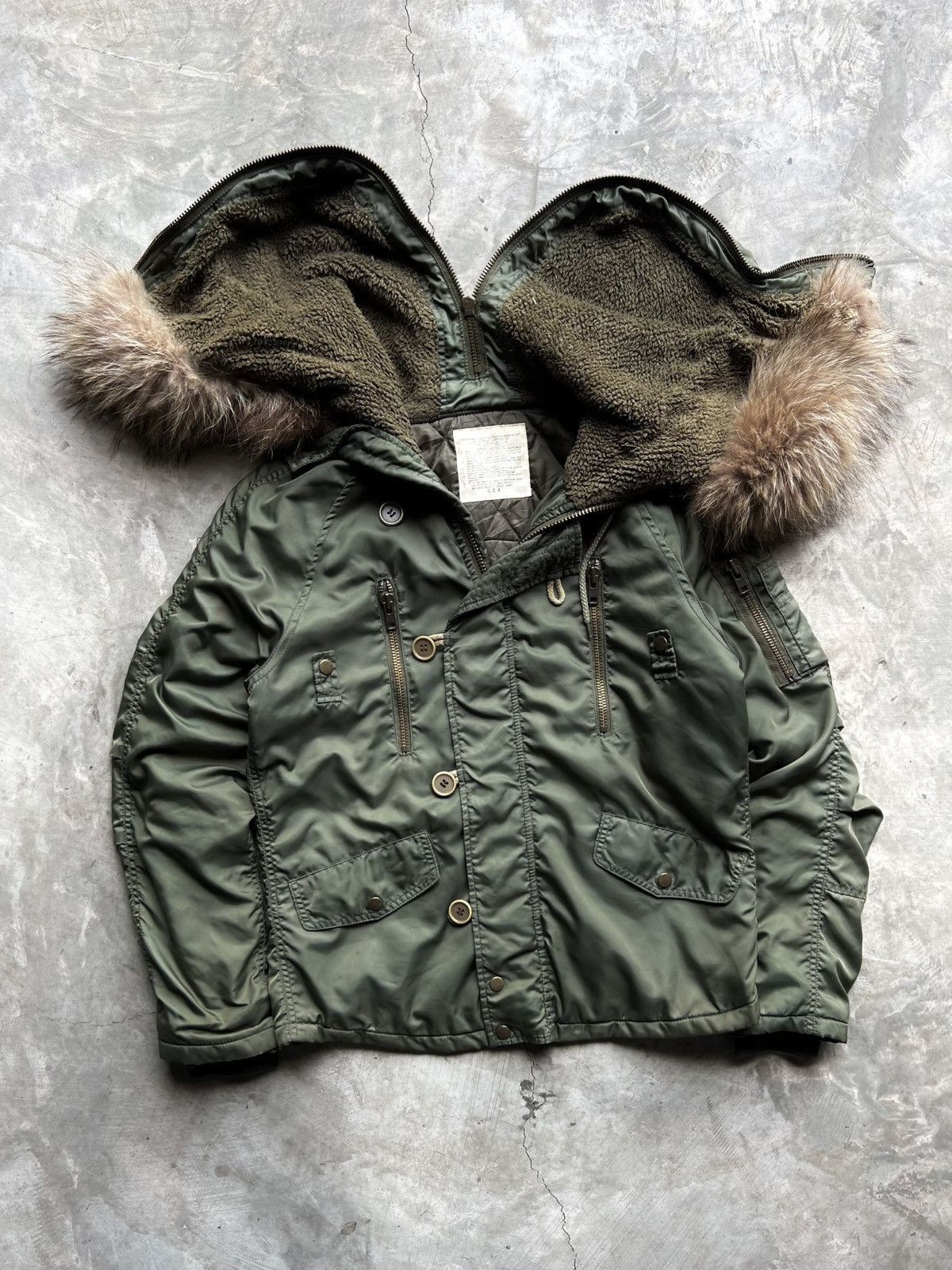GOA 2000s GOA - Apocalypse Style Fur Hoodie Bomber Jacket Size US S / EU 44-46 / 1 - 13 Thumbnail