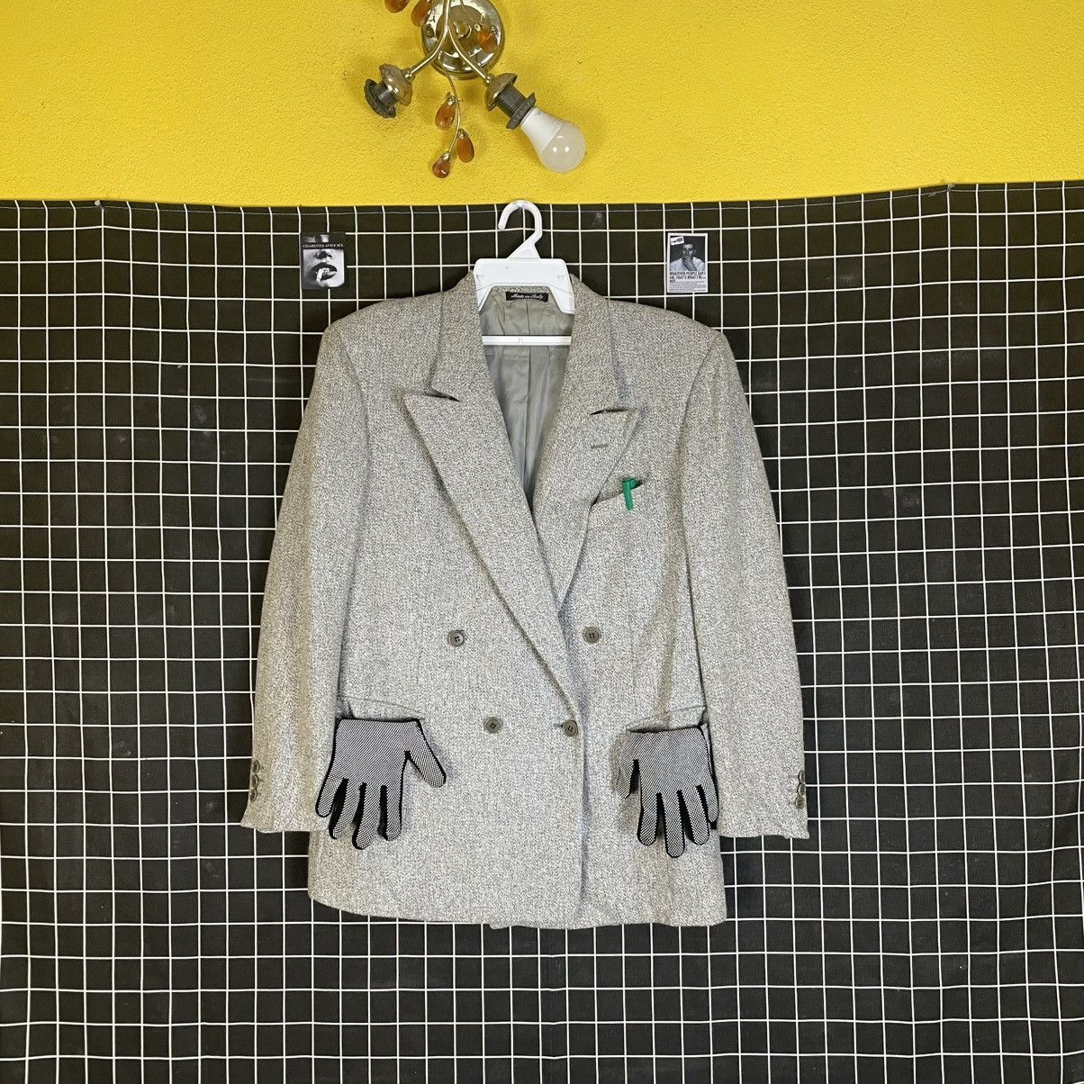 Bally 🔥 VINTAGE BALLY KNITTED CASHMERE WOOL BLAZER JACKET Size US L / EU 52-54 / 3 - 1 Thumbnail