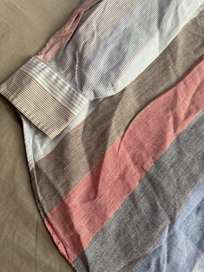 Vivienne Westwood Vivienne Westwood Salmon vacation linen shirt Size L / US 10 / IT 46 - 9 Thumbnail