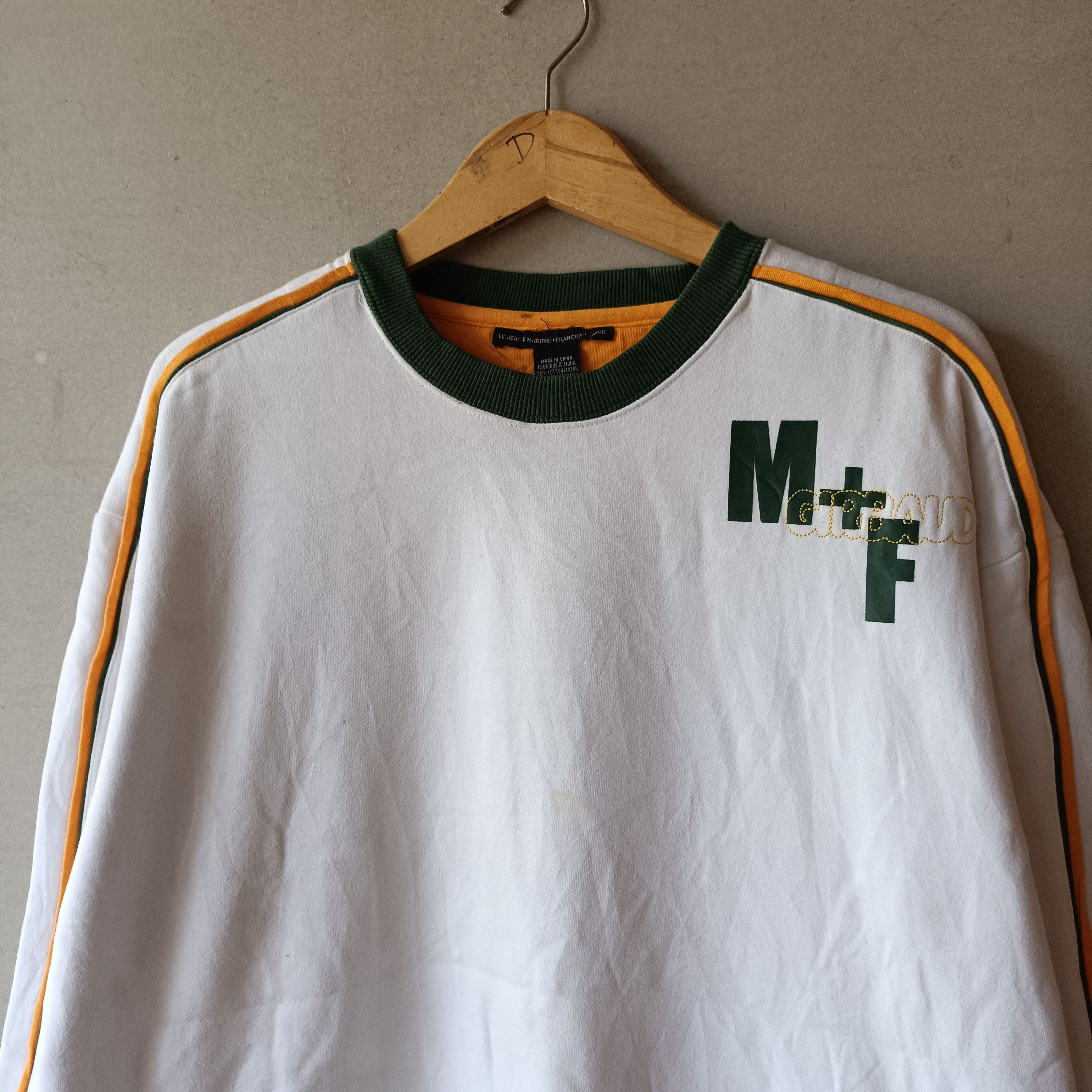 Marithe + Francois Girbaud M+FG Sweatshirt Casual Number 38 Size US XL / EU 56 / 4 - 2 Thumbnail