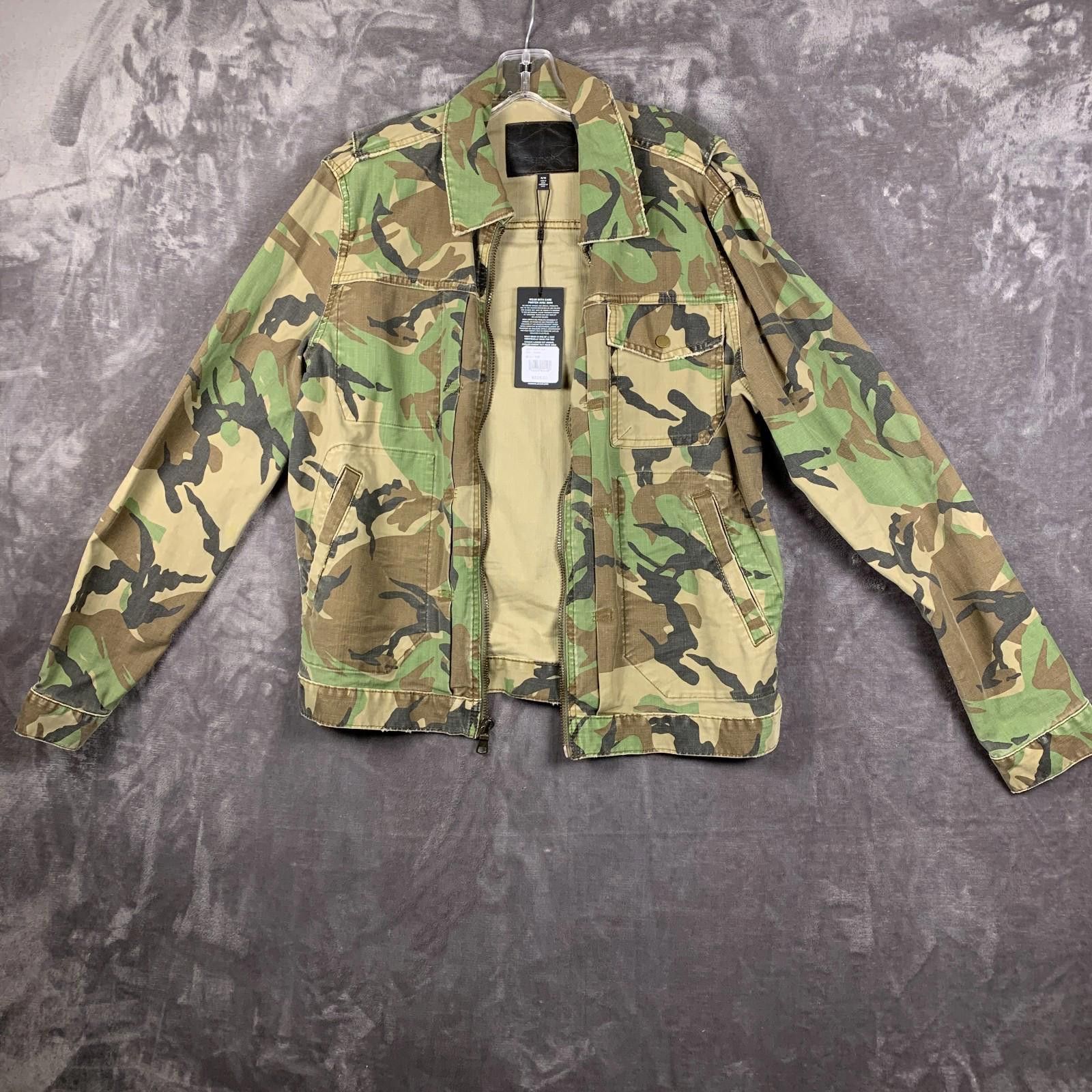 Hudson NWT Mens Hudson camo print jacket Sz. Med (344) Size US M / EU 48-50 / 2 - 1 Thumbnail