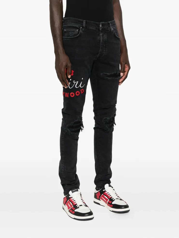 Amiri o1h1sh11225 Club Amiri MX1 Jean in Black Size US 40 / EU 56 - 4 Thumbnail