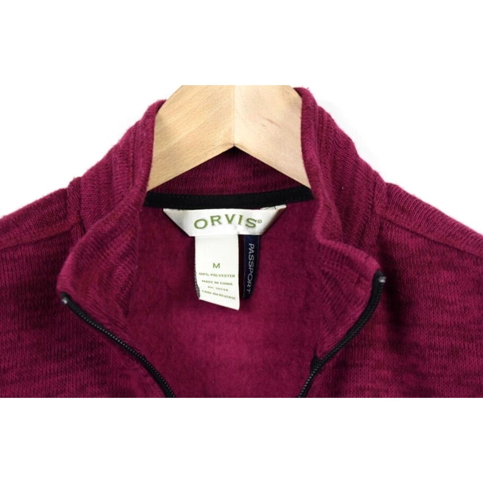 Orvis Orvis Sweatshirt Passport Full Zip Men's MEDIUM Purple Melange Pockets Soft Inner Size US M / EU 48-50 / 2 - 4 Thumbnail