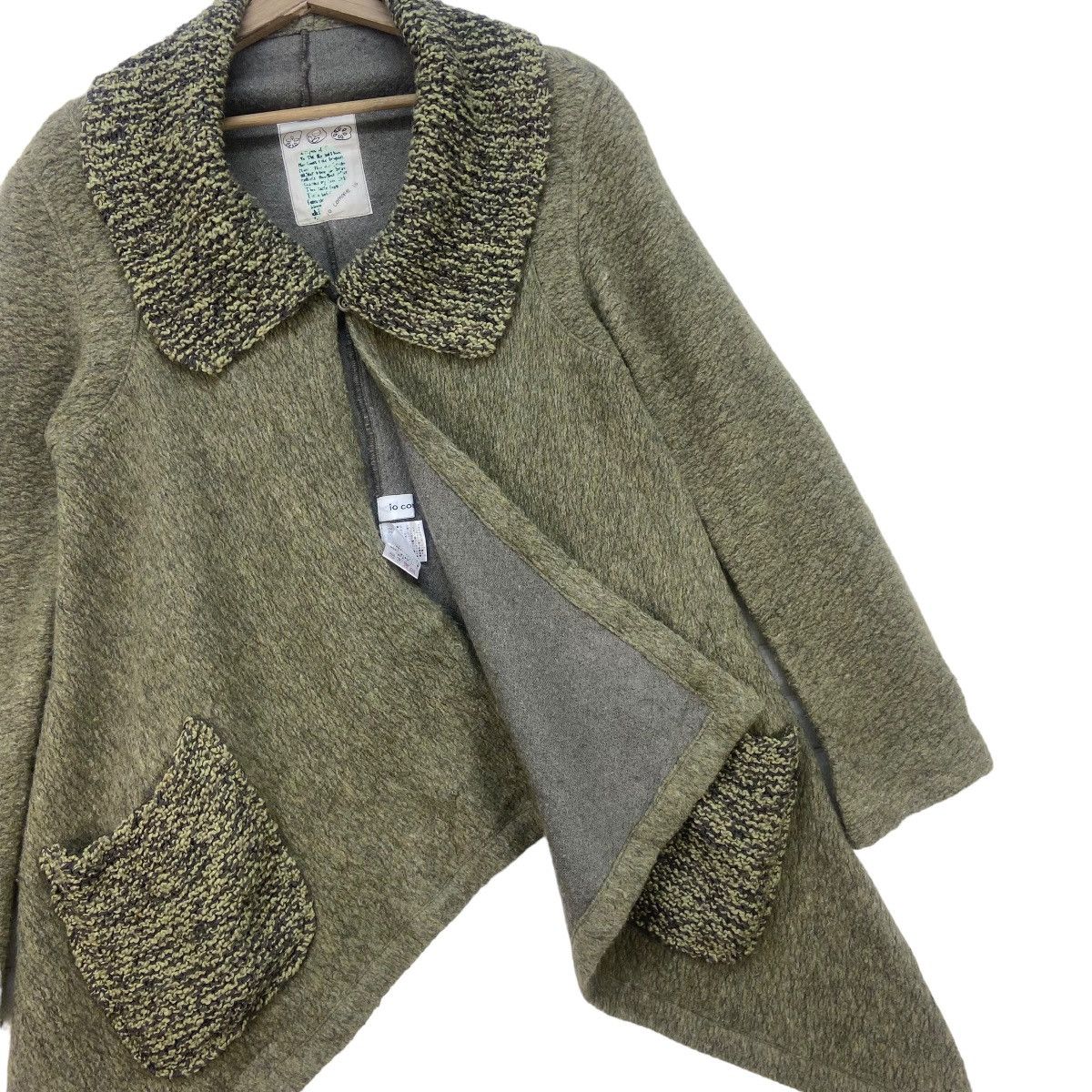 Japanese Brand × iO Japanese Brand io Comme io Nice Design Wool Jacket Size M / US 6-8 / IT 42-44 - 11 Thumbnail