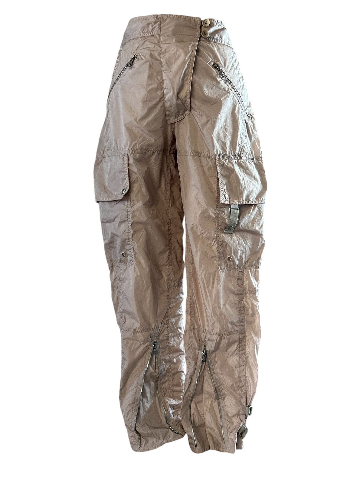 Prada Rare FW99 vintage Prada bondage strapped cargo pants archive Size 27" / US 4 / IT 40 - 1 Thumbnail