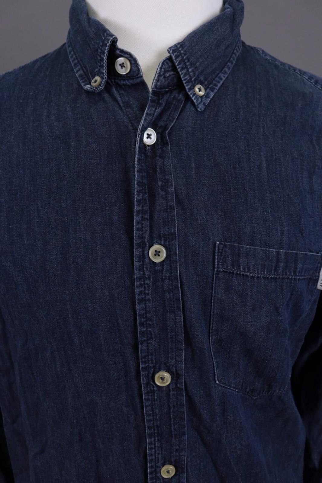 Carhartt Carhartt L/S Civil Shirt Blue Denim Overshirt Shir Sz L Size US L / EU 52-54 / 3 - 4 Thumbnail