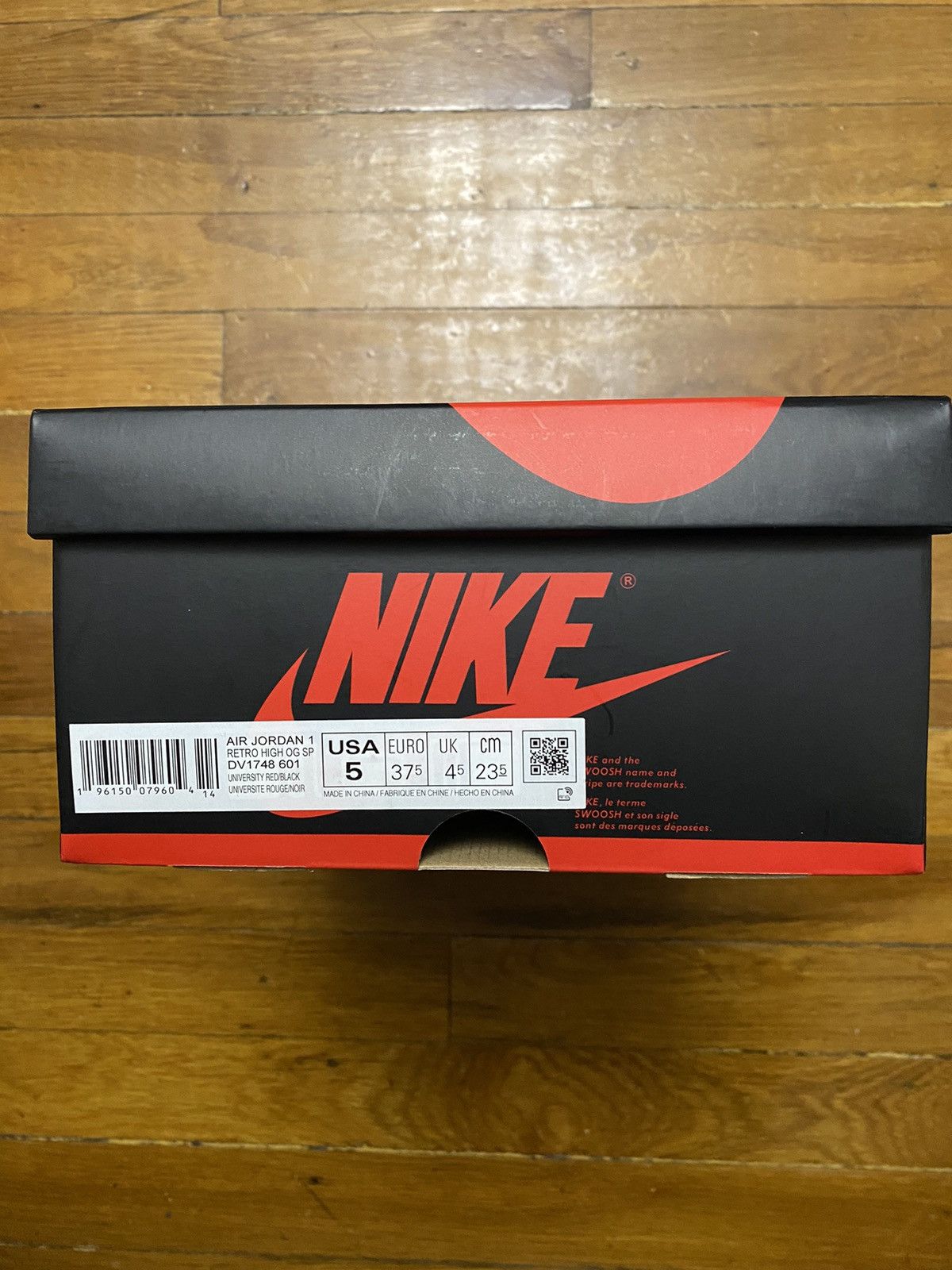 Jordan Brand × Nike Size 6.5W / 5M - Air Jordan 1 Retro High OG Red Black Size US 6.5 / IT 36.5 - 8 Thumbnail