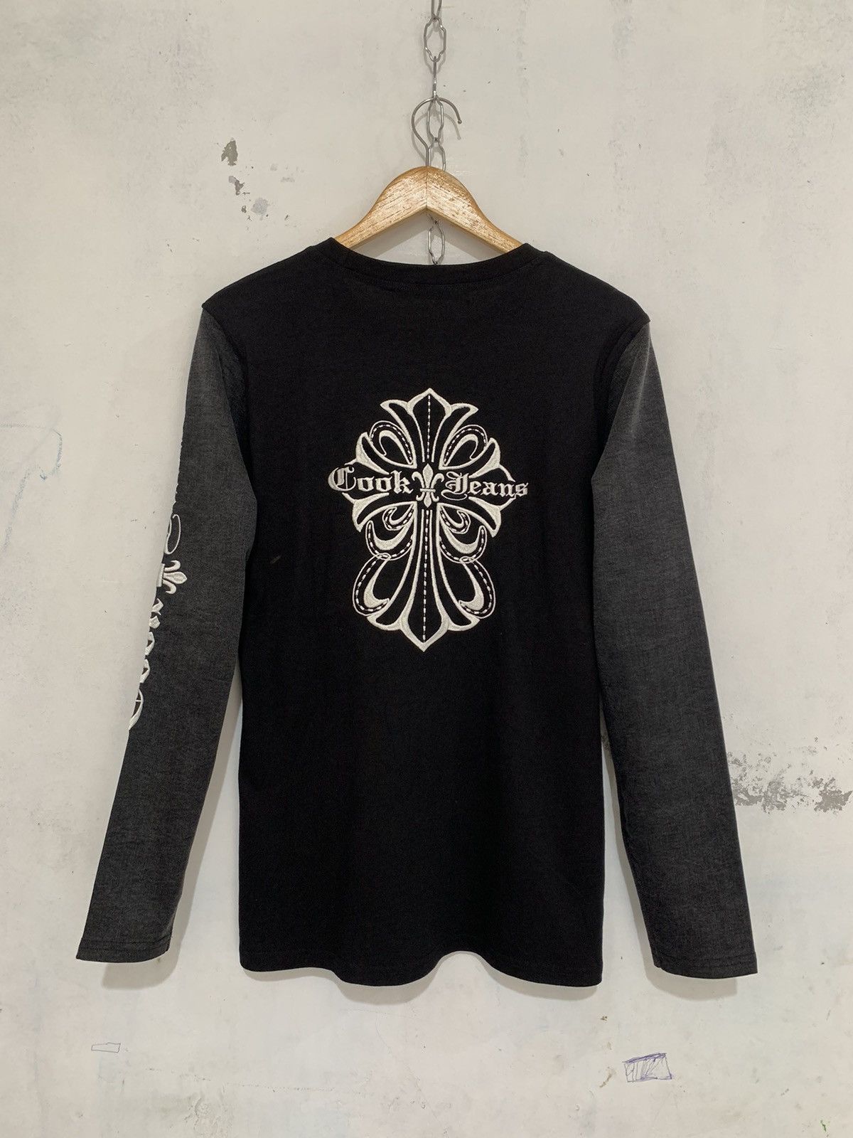 14th Addiction × If Six Was Nine × KMRii Cook jeans cross long sleeve t shirt Size US M / EU 48-50 / 2 - 2 Thumbnail