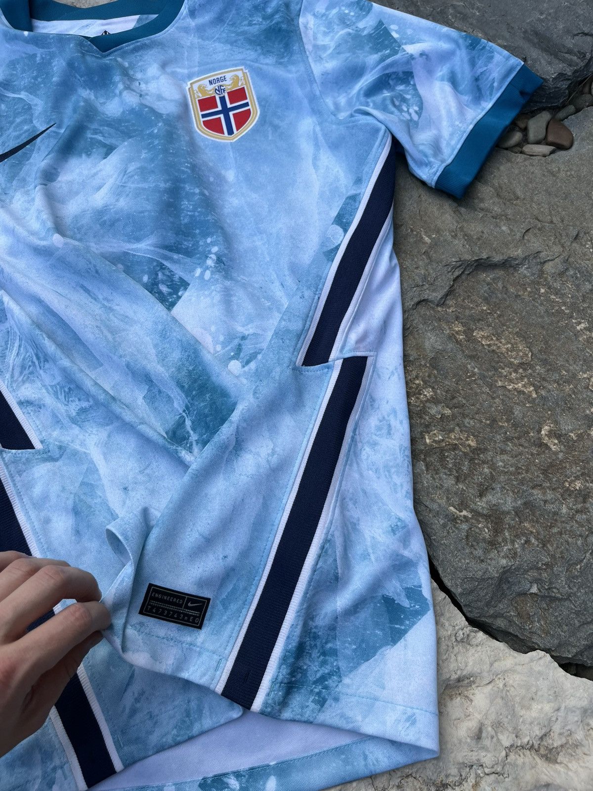 Nike Nike Norway 2020/2021 away jersey t-shirt limited ice print Size US M / EU 48-50 / 2 - 14 Thumbnail