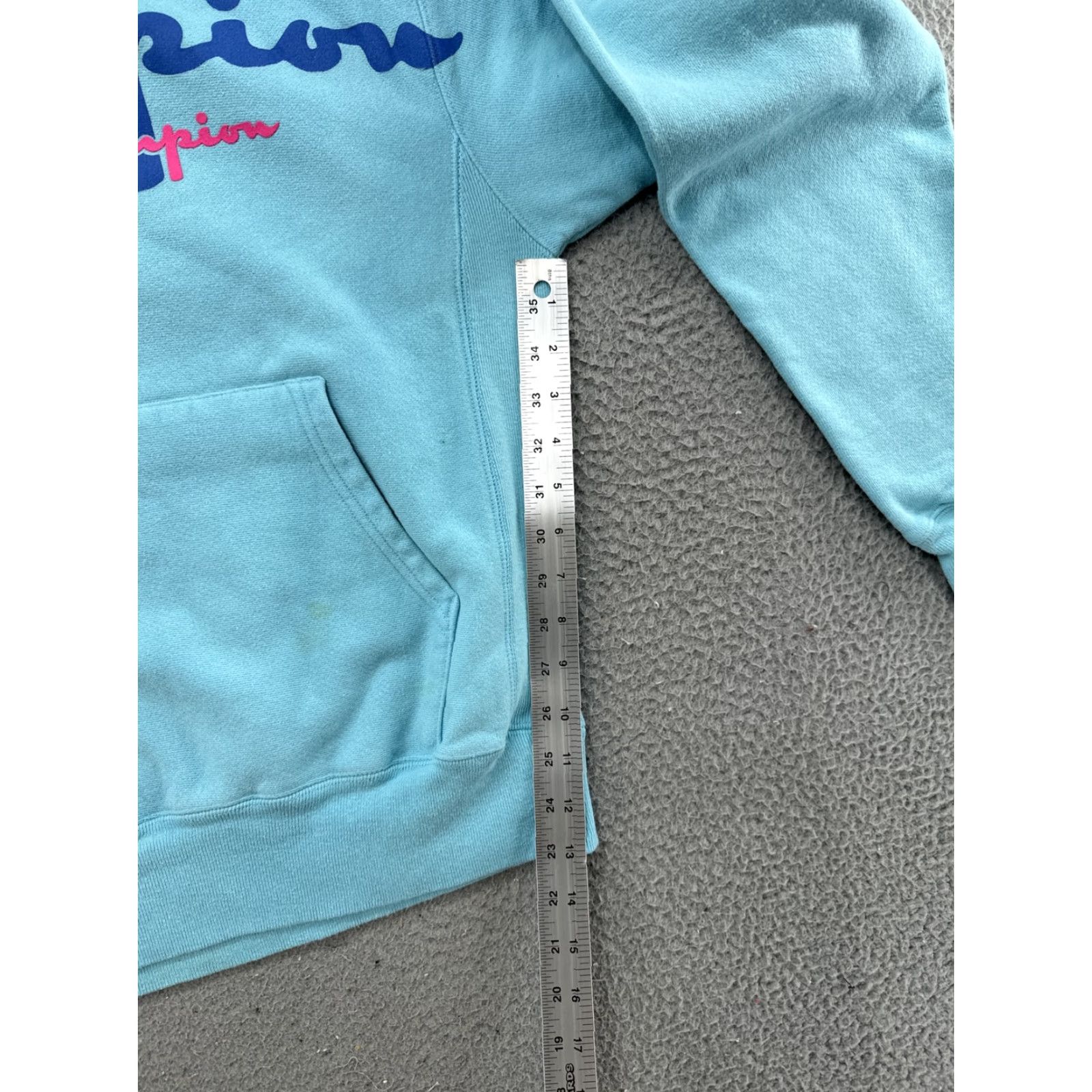 Champion VINTAGE Champion Hoodie Size M Spellout Reverse Weave Pullover Sweatshirt READ M Size US M / EU 48-50 / 2 - 7 Thumbnail