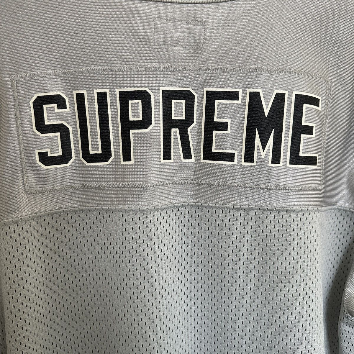 Supreme Supreme SS15 Blank Football Jersey - Silver Size US L / EU 52-54 / 3 - 4 Thumbnail