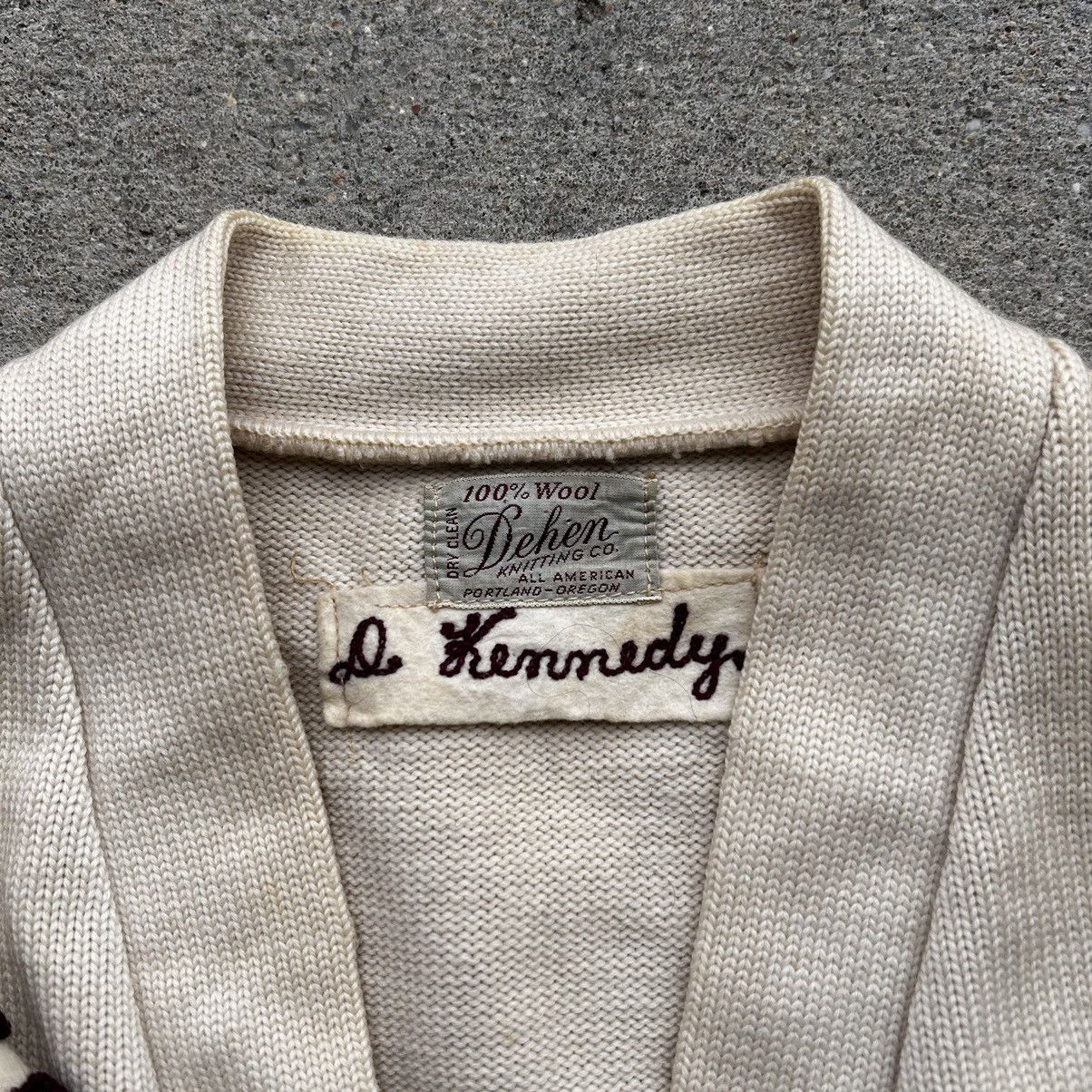 Vintage vintage 1969 high school cardigan wool sweater Size US L / EU 52-54 / 3 - 6 Thumbnail