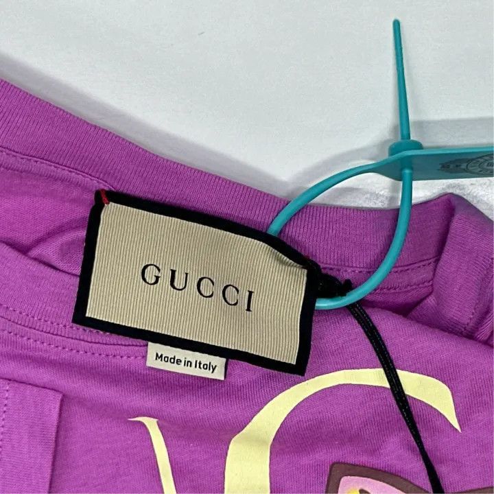 Gucci Gucci Cartoon Cat Rainbow Loose T-Shirt-2507 Size S / US 4 / IT 40 - 6 Thumbnail