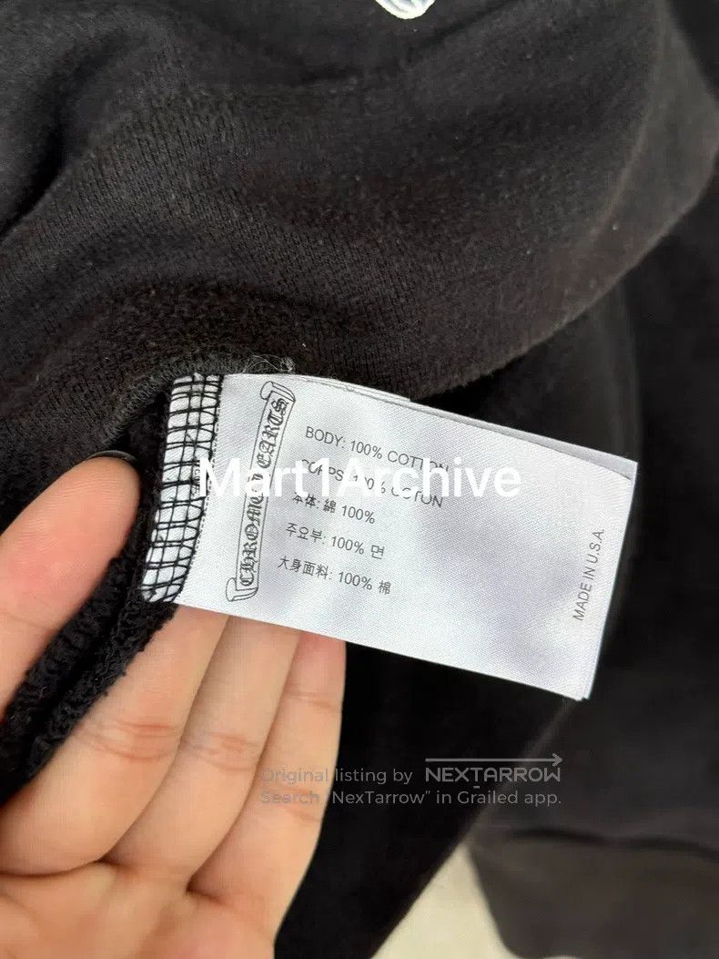 Chrome Hearts CHROME HEARTS Swearing barrage model slogan hoodie Size US L / EU 52-54 / 3 - 6 Thumbnail
