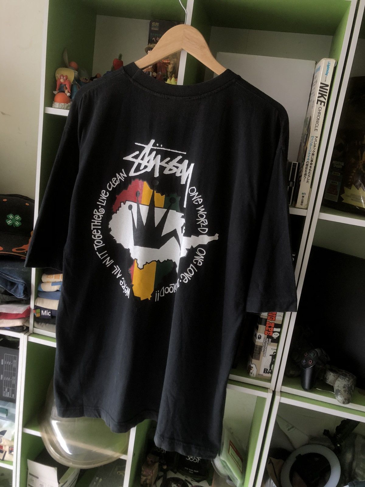 Streetwear × Stussy × Vintage VINTAGE BOOTLEG STUSSY FEELIN IRIE RASTA ...