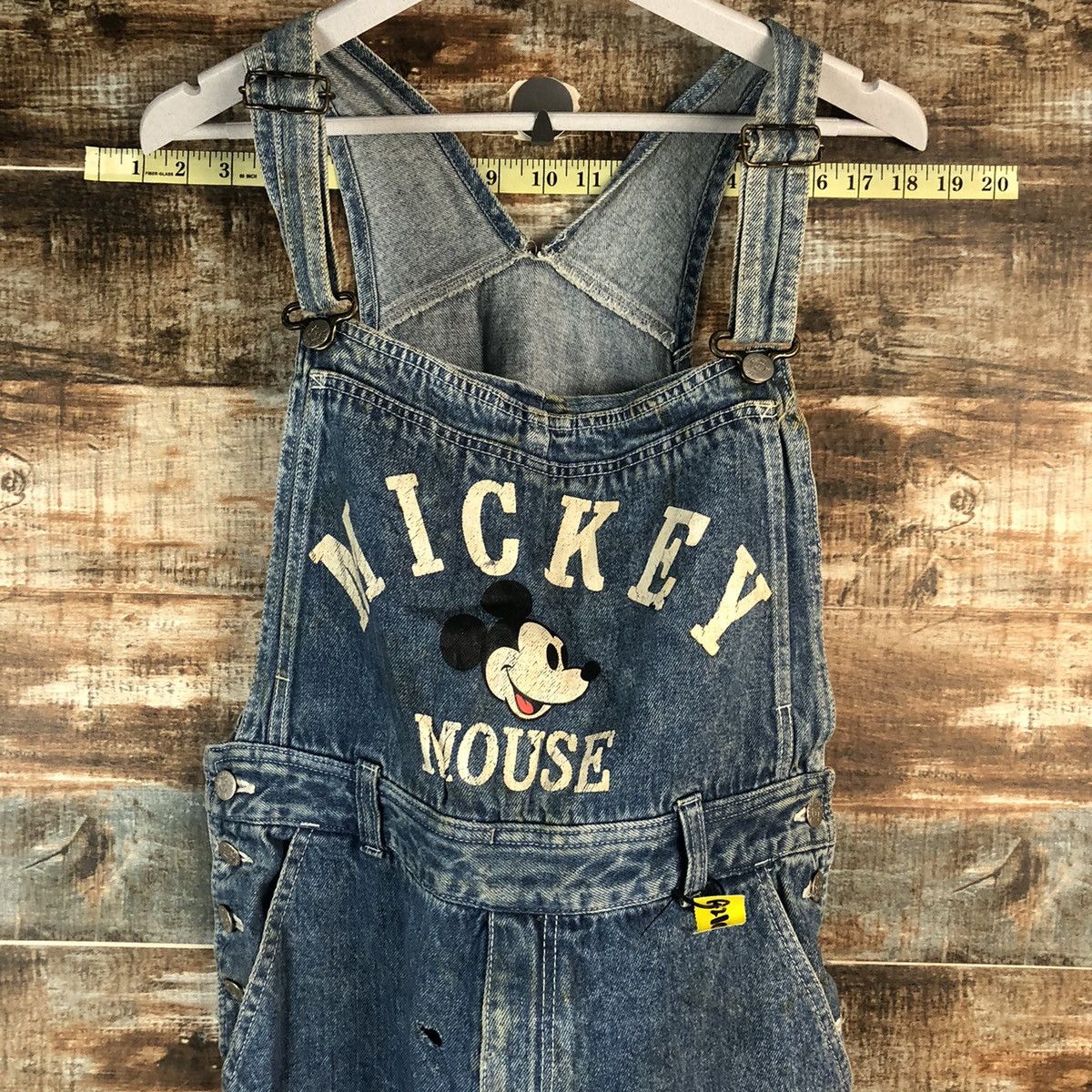 Mickey Mouse Poppins Mickey Mouse Overalls Denim #A2108 Size US 30 / EU 46 - 5 Thumbnail