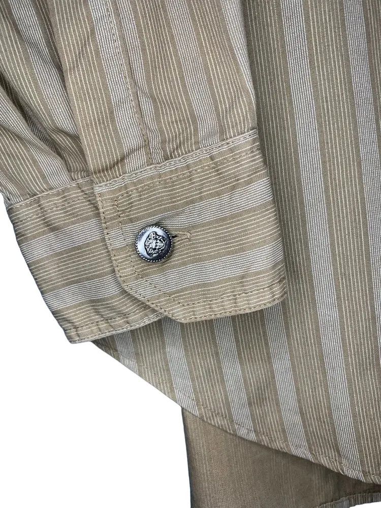 Versace Versace jeans couture oversized striped button down shirt Size US L / EU 52-54 / 3 - 4 Thumbnail