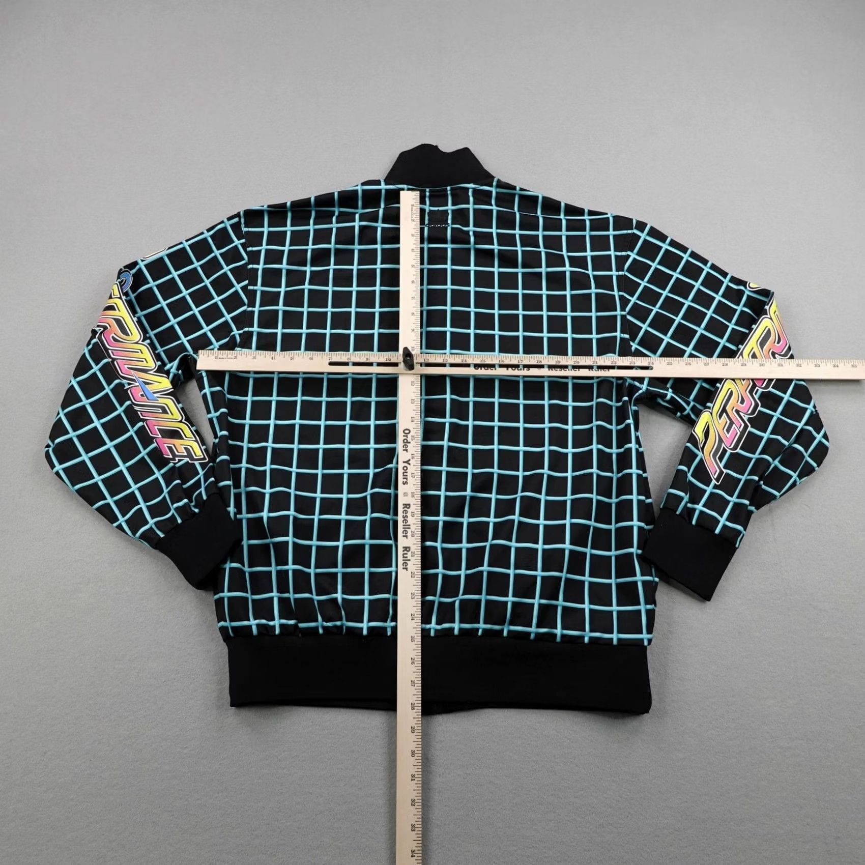 Adidas Adidas Jeremy Scott JS Rally Track Car Racing Jacket Mens XL Black Blue Coat Size US XL / EU 56 / 4 - 3 Thumbnail