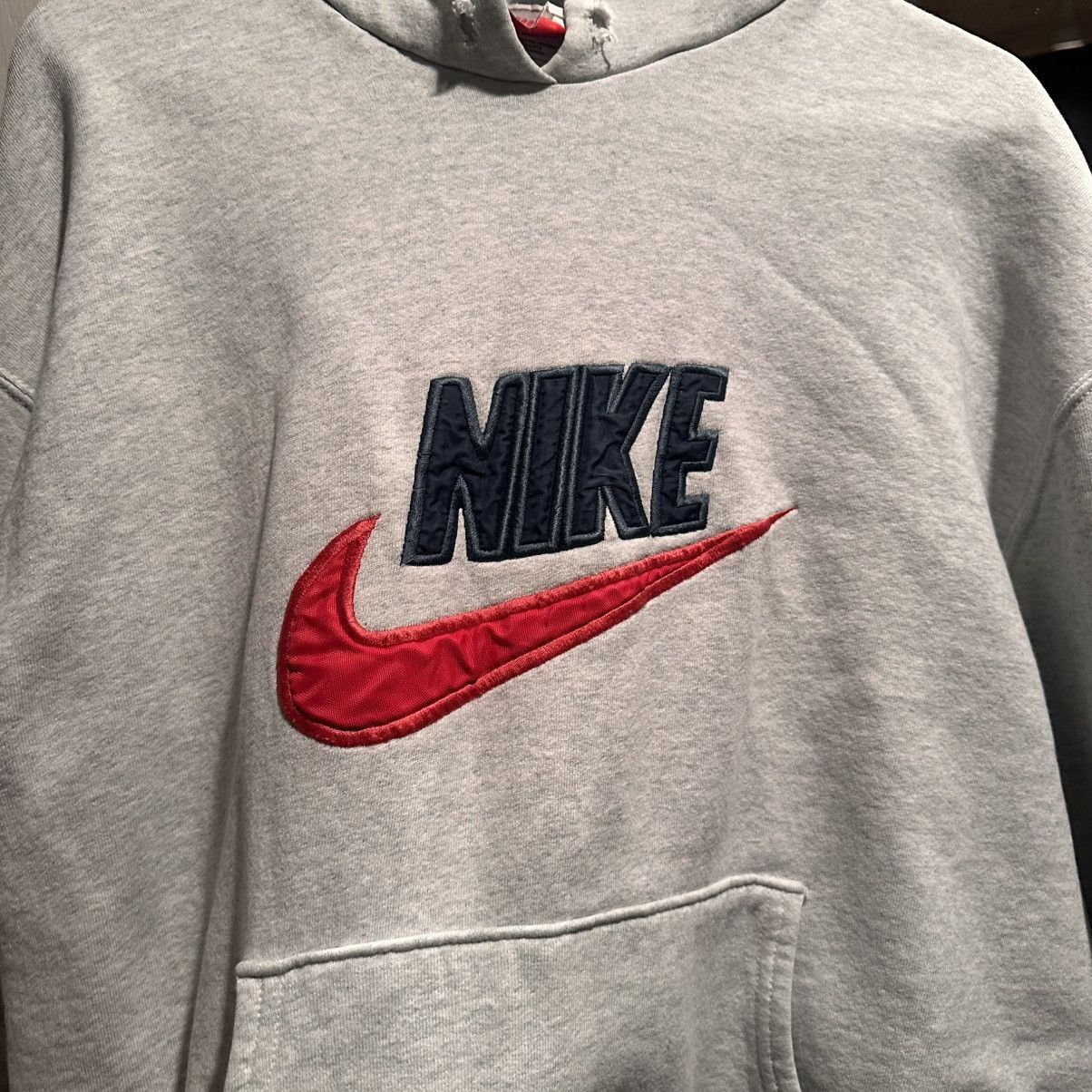 Nike × Vintage 90s Nike Hoodie Size US M / EU 48-50 / 2 - 2 Thumbnail