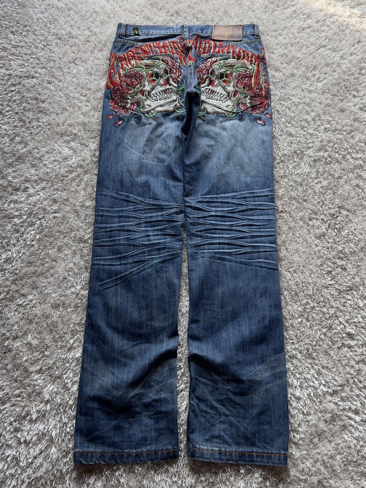 Christian Audigier Very rare Cristian Audigier jeans Size US 31 - 1 Thumbnail