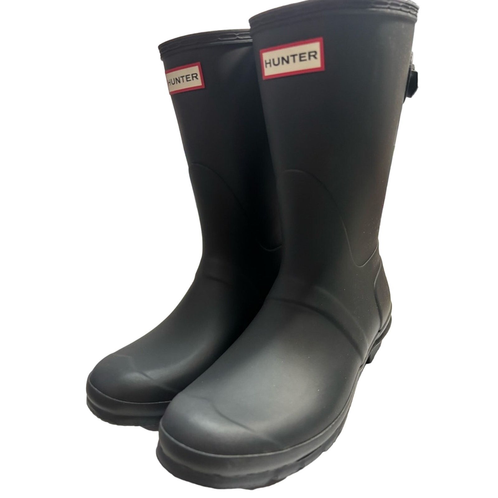 Hunter HUNTER Women's Original Back Adjustable Short Rain Boots Size US 8 / IT 38 - 9 Thumbnail